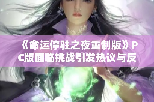 《命运停驻之夜重制版》PC版面临挑战引发热议与反思