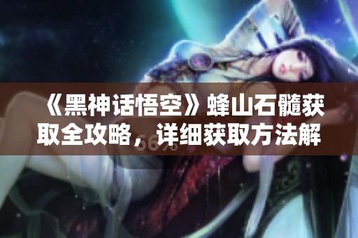 《黑神话悟空》蜂山石髓获取全攻略，详细获取方法解析