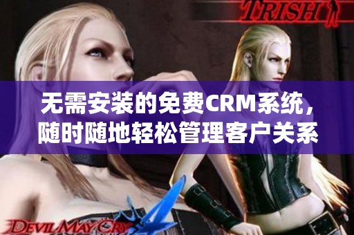 无需安装的免费CRM系统，随时随地轻松管理客户关系