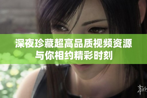 深夜珍藏超高品质视频资源与你相约精彩时刻